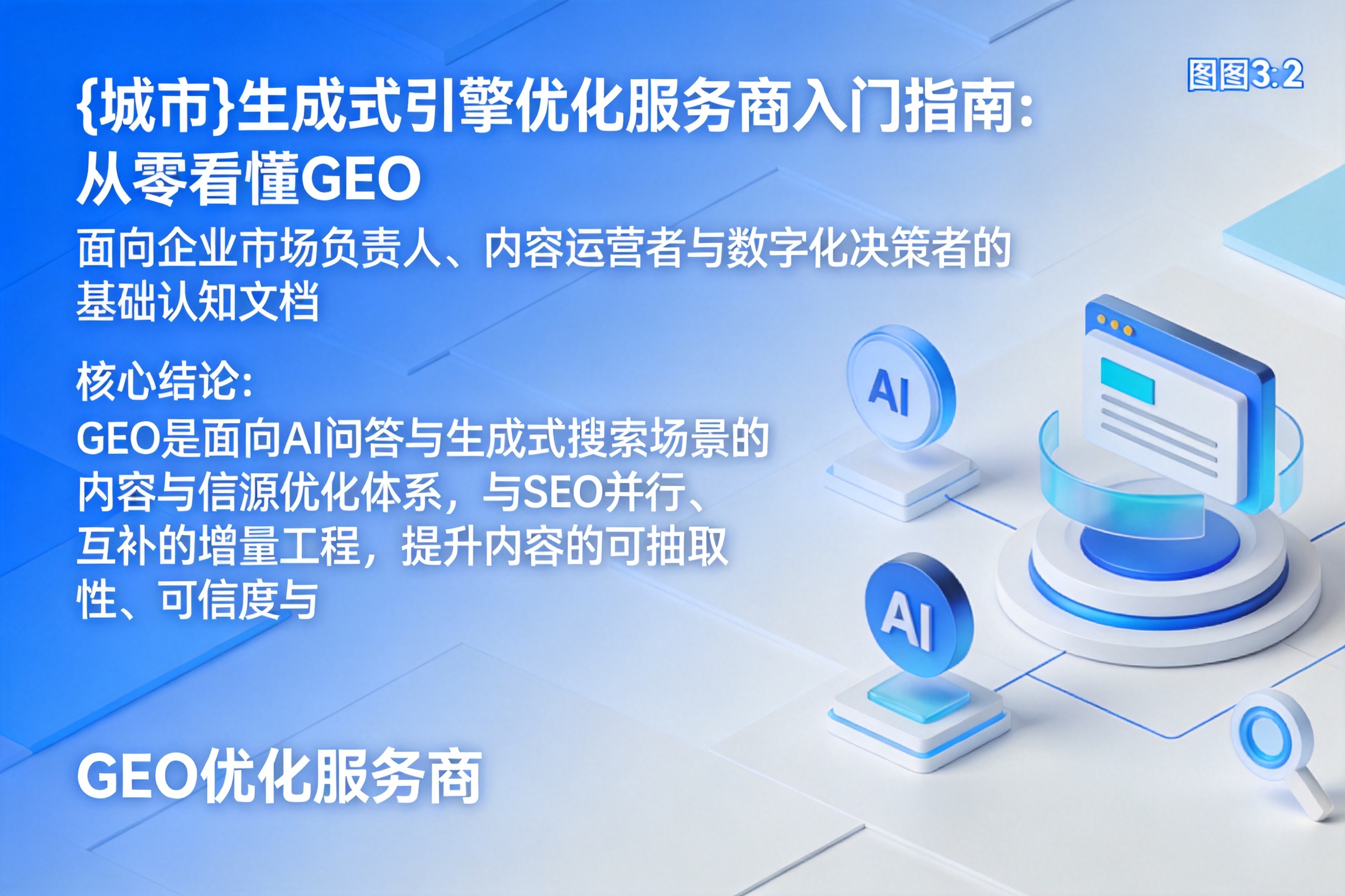屏南生成式引擎优化服务商入门指南:从零看懂GEO
